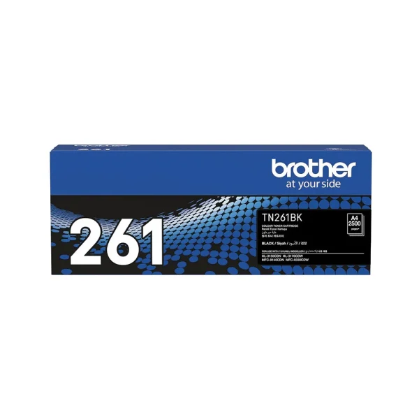 Brother TN 261BK Black Toner Cartridge