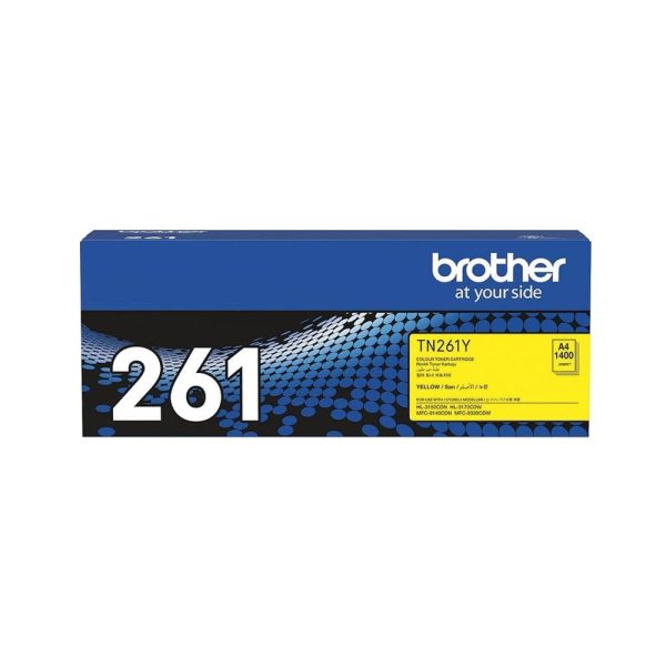 Brother TN 261Y Yellow Toner Cartridge